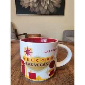 2014 Starbucks Las Vegas You Are Here Collection Coffee Cup Tea Mug 14oz